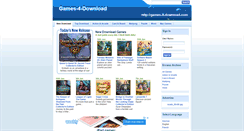 Desktop Screenshot of games-4-download.com